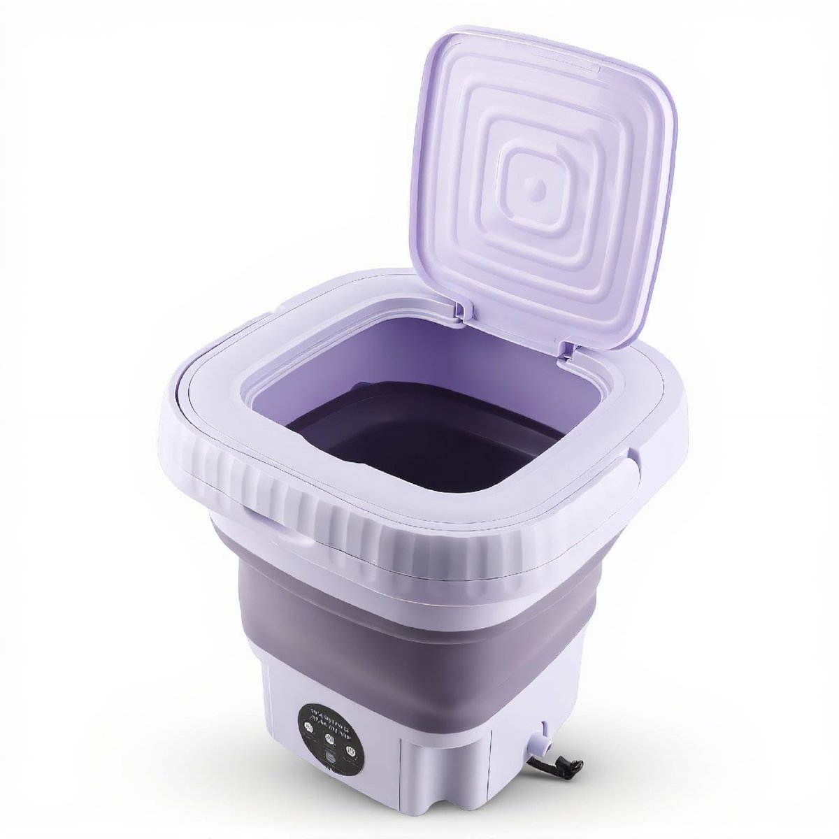Dailygoods- Wasmachine Opvouwbaar - Draagbare Mini-Wasmachine - Automatische Reiniging - 11 Liter Capaciteit - Geschikt voor Slaapzalen - Ruimtebesparend Ontwerp - Miniwasmachine