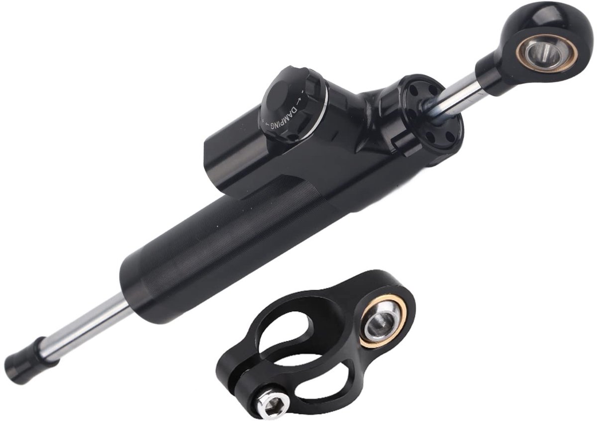 Dailygoods- Stuurdemper Hoogwaardige Aluminium - Stuurdemper Beugel - Motorfiets Demper - Universele Demper - Lichtgewicht Constructie - Eenvoudige Installatie