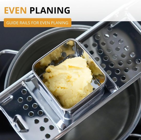 Spätzle Knöpfle Snijmachine - Deegmaker Pasta Maker - Zelf Pasta Maken - Roestvrij Staal - 315 cm - Zilver — afbeelding 2