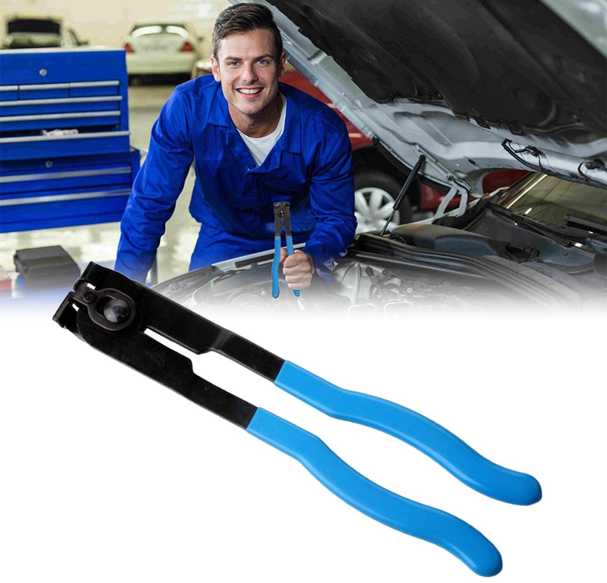 Dailygoods- Slangklemtang Hoogwaardig Staal - Draagbare Slangklemmen - Antislip Handgrepen - Slijtvast - Corrosiebestendig - Ergonomisch Ontwerp - Slangtang