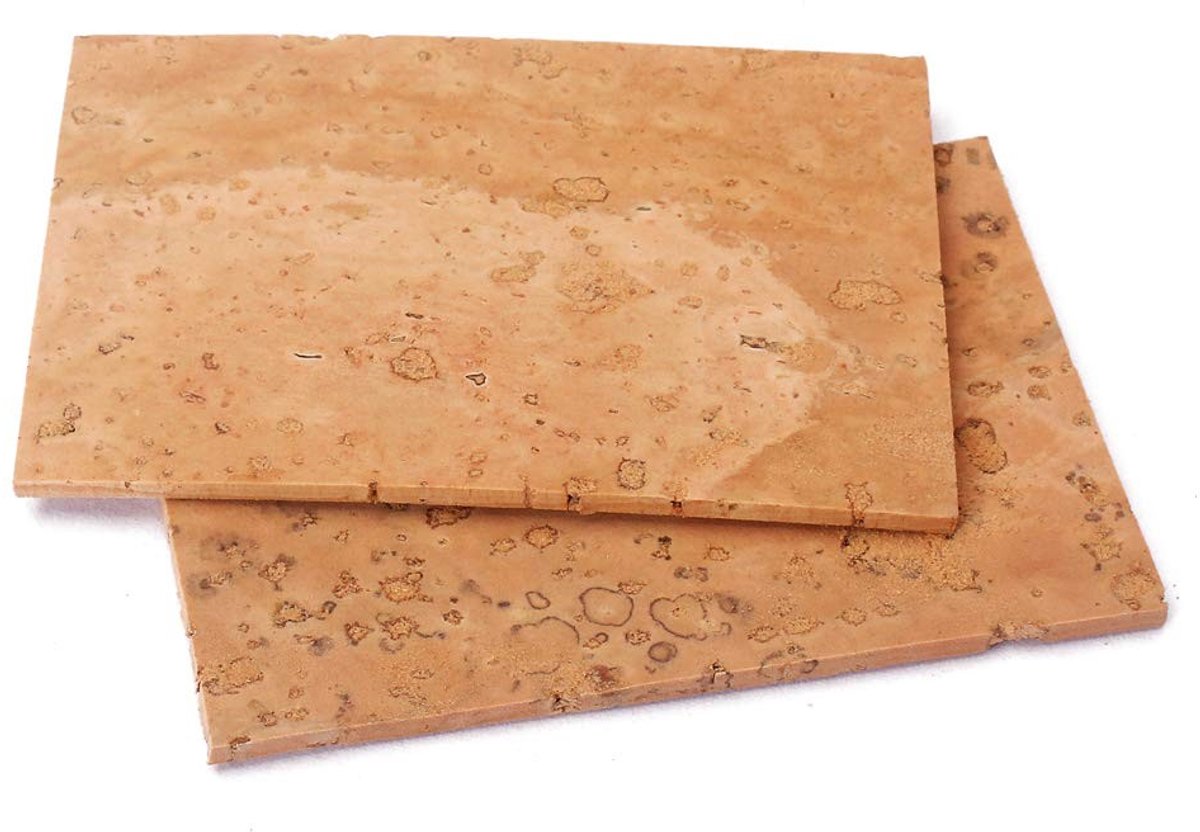 Dailygoods- Saxofoon Kurk - 10 Stuks - Natuurlijke Kurk - Geschikt voor Sopraan/Tenor/Alt - Flexibel en Slijtvast - 60x40x2 mm - Saxofoon Pads