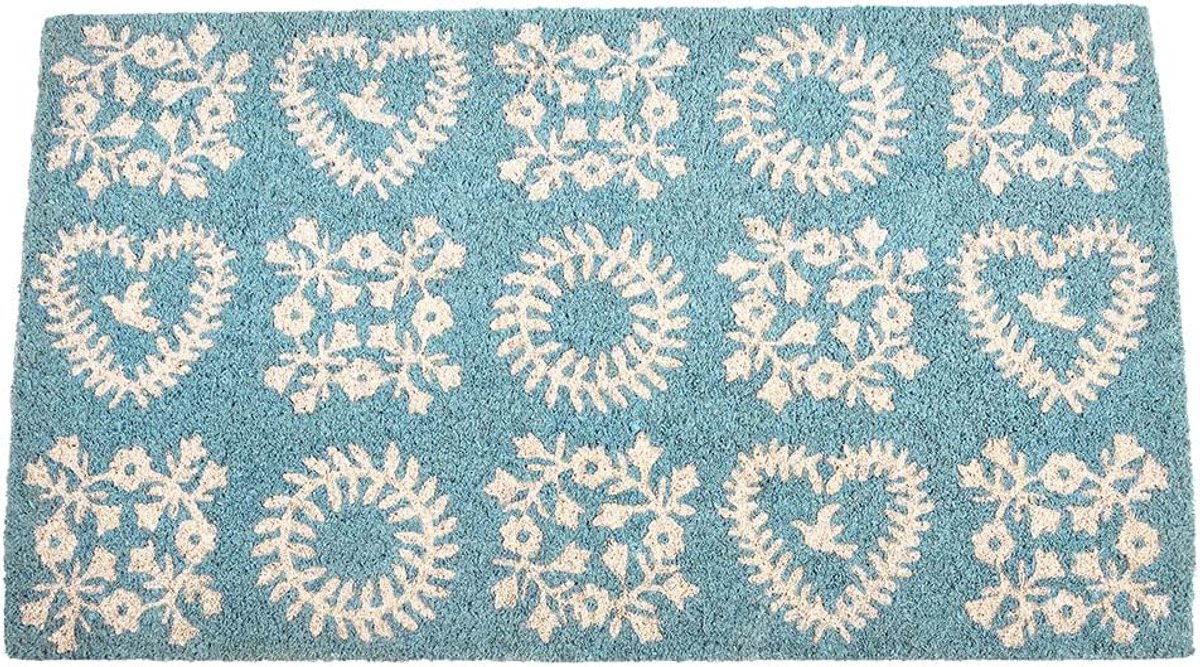 Voordeurmat Vriendschap - Kokosmat Buiten - Voorkom Vuil - Anti-slip Onderkant - 73 x 43 c