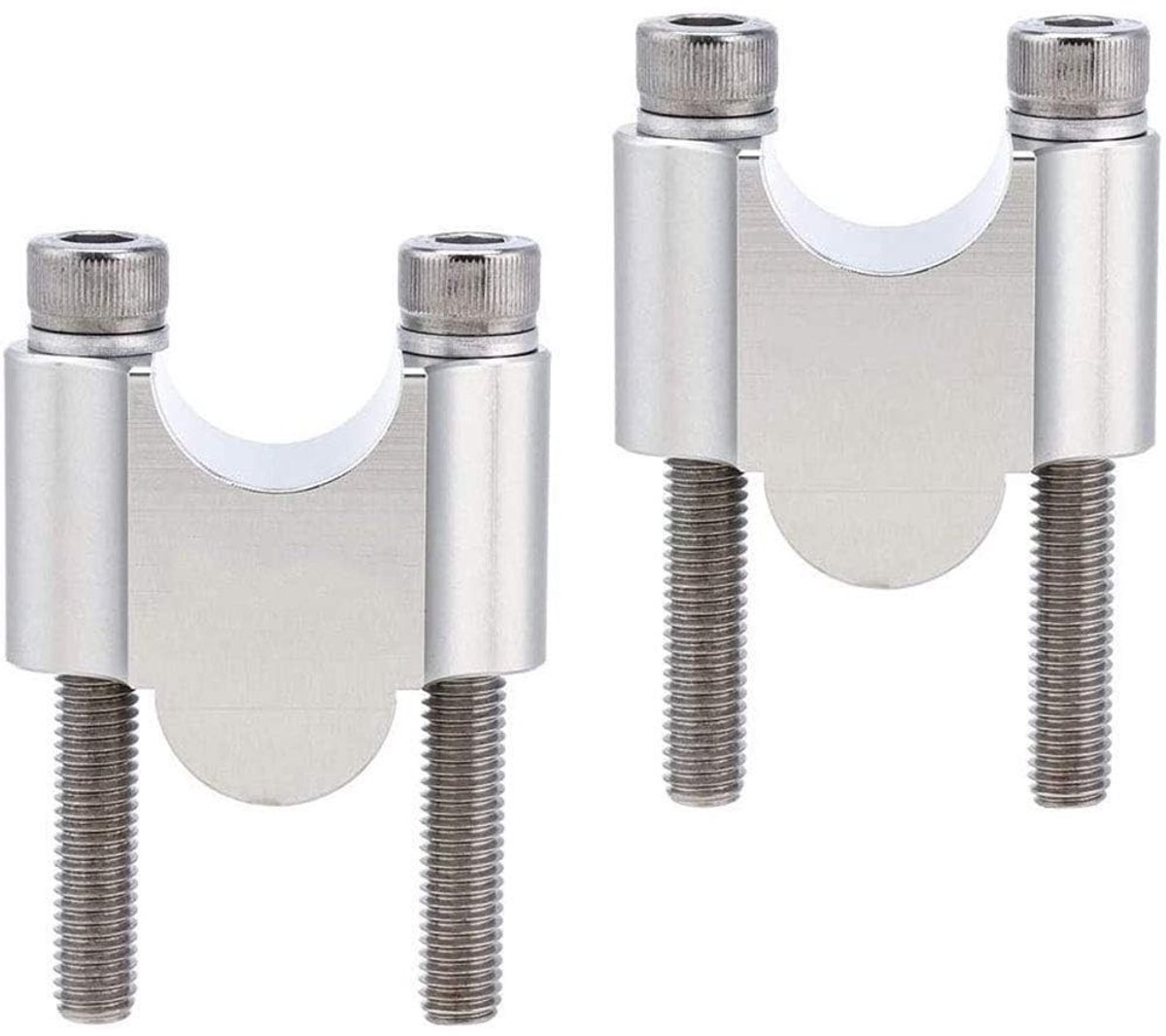 Dailygoods- Stuur Riser 30mm Hoogte - CNC Aluminium - 22mm Diameter - Motorfiets/ATV - Eenvoudig te Bevestigen - Verstelbare Positie - Stuurverhogers