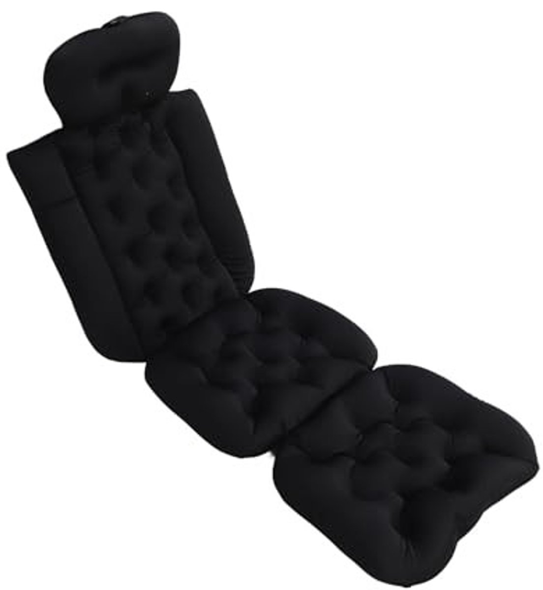 Dailygoods- Badkussen Ergonomisch Ontwerp - Antislip Basis - Badkussen voor in Bad - Badkussen voor Volwassenen - Vervormingsbestendig - Lengte 122 cm - Badmatras