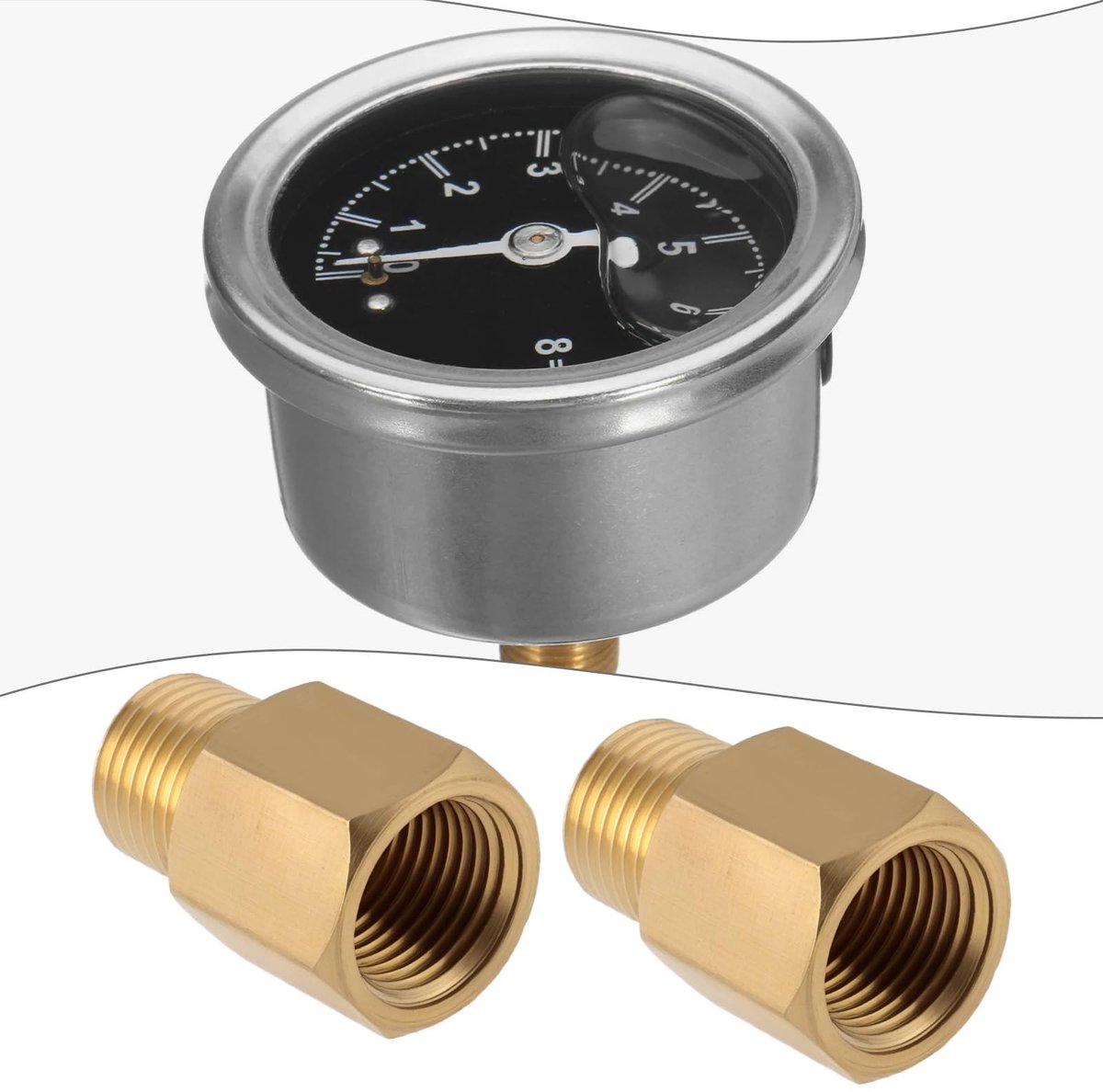 Dailygoods - Messing Adapter - 1/8 BSPT naar 1/8-27 NPT - Precisie Fitting - Duurzaam materiaal - Geschikt voor diverse toepassingen - Perfect voor le...