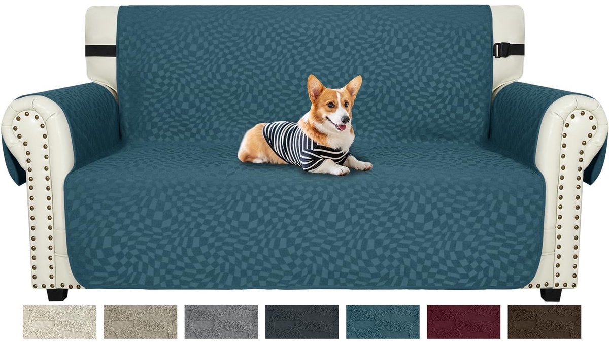 Dailygoods- Bankhoes Vlekafstotend - Antislip - Hondencanapehoes - Universele Bankhoes - Geschikt voor 2 Zitsbanken - Hypoallergeen - Sofahoes