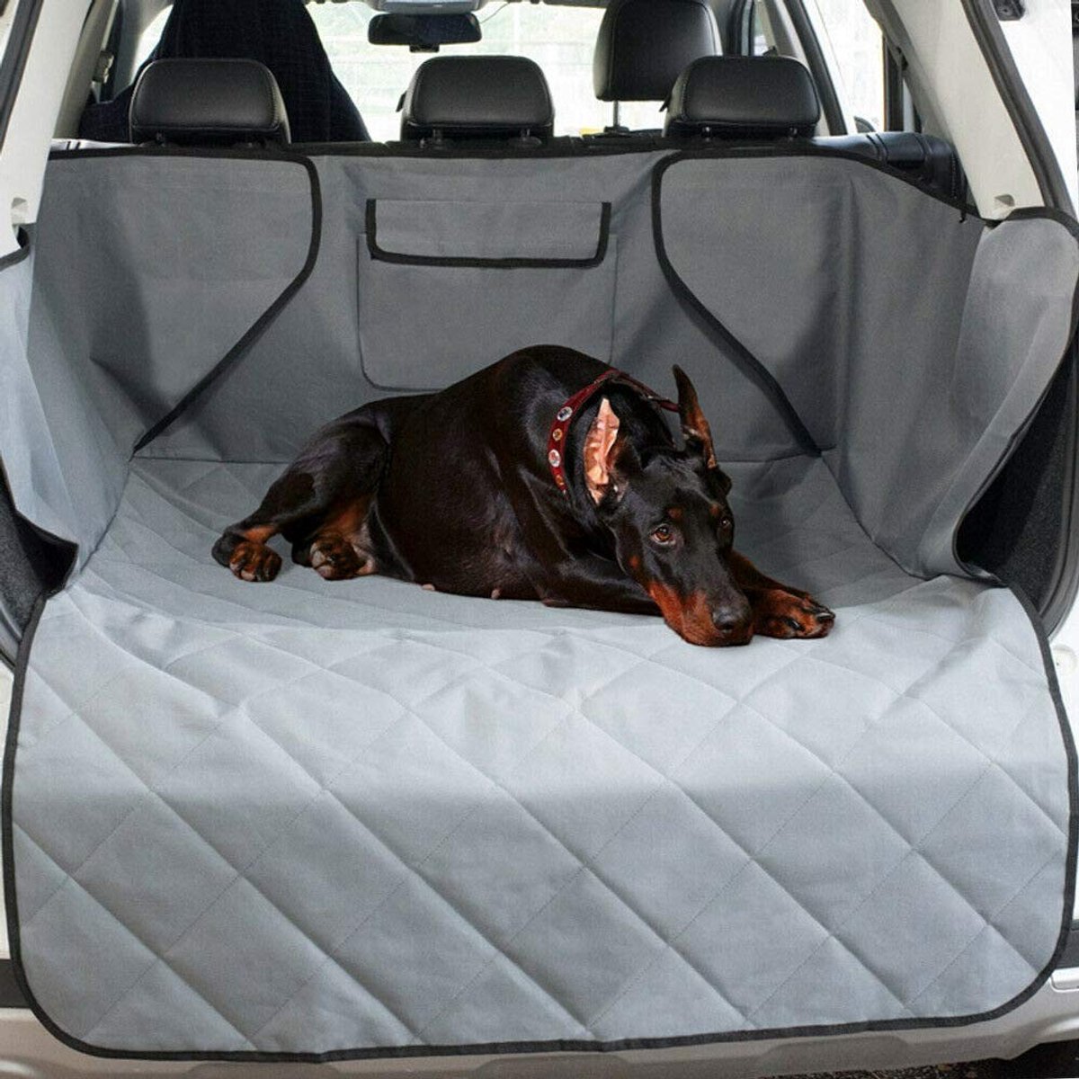 Dailygoods- Huisdierhoes Antislip - Waterdicht - Oxford-stof - 3-laagse Gewatteerde Constructie - Voor SUV - Eenvoudige Installatie - Kofferbakmat