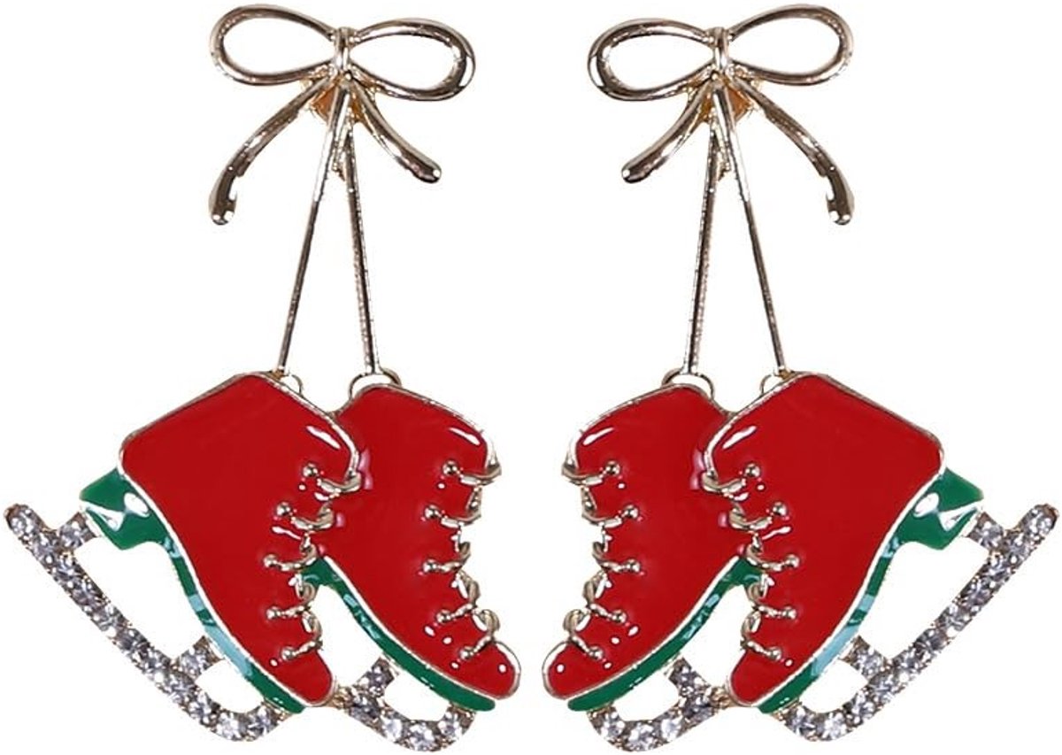Dailygoods- Oorbellen Dangle - Zirkonia - Hypoallergeen - Sieraden voor Dames - Modeaccessoire - Perfect als Cadeau