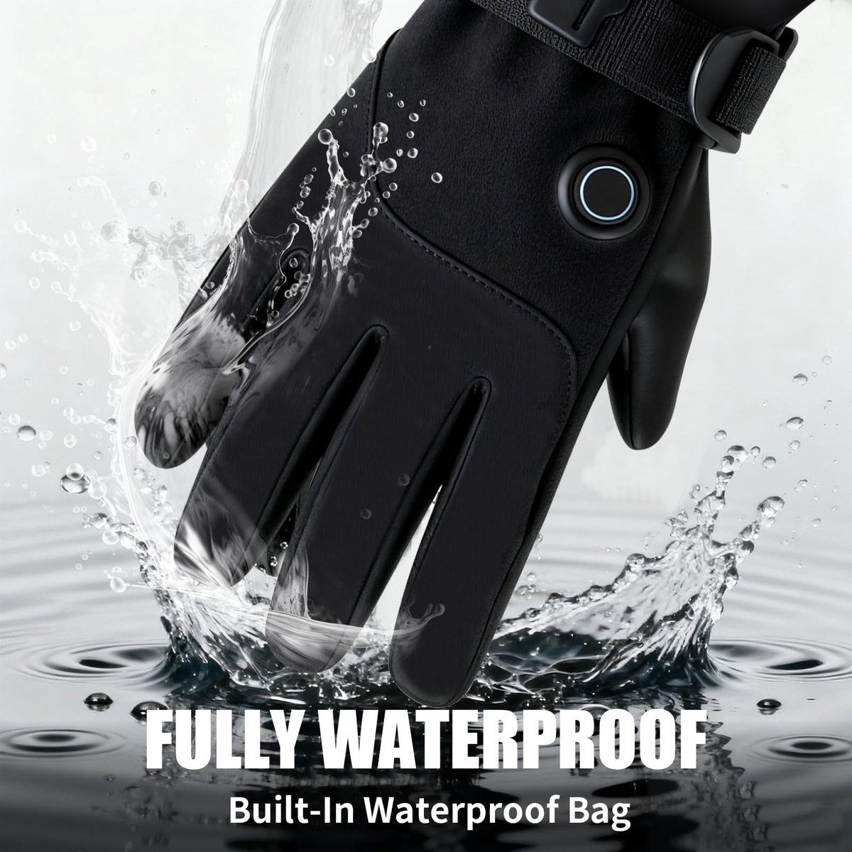Dailygoods - Oplaadbare Verwarmde Handschoenen met 3 Temperatuurmodi