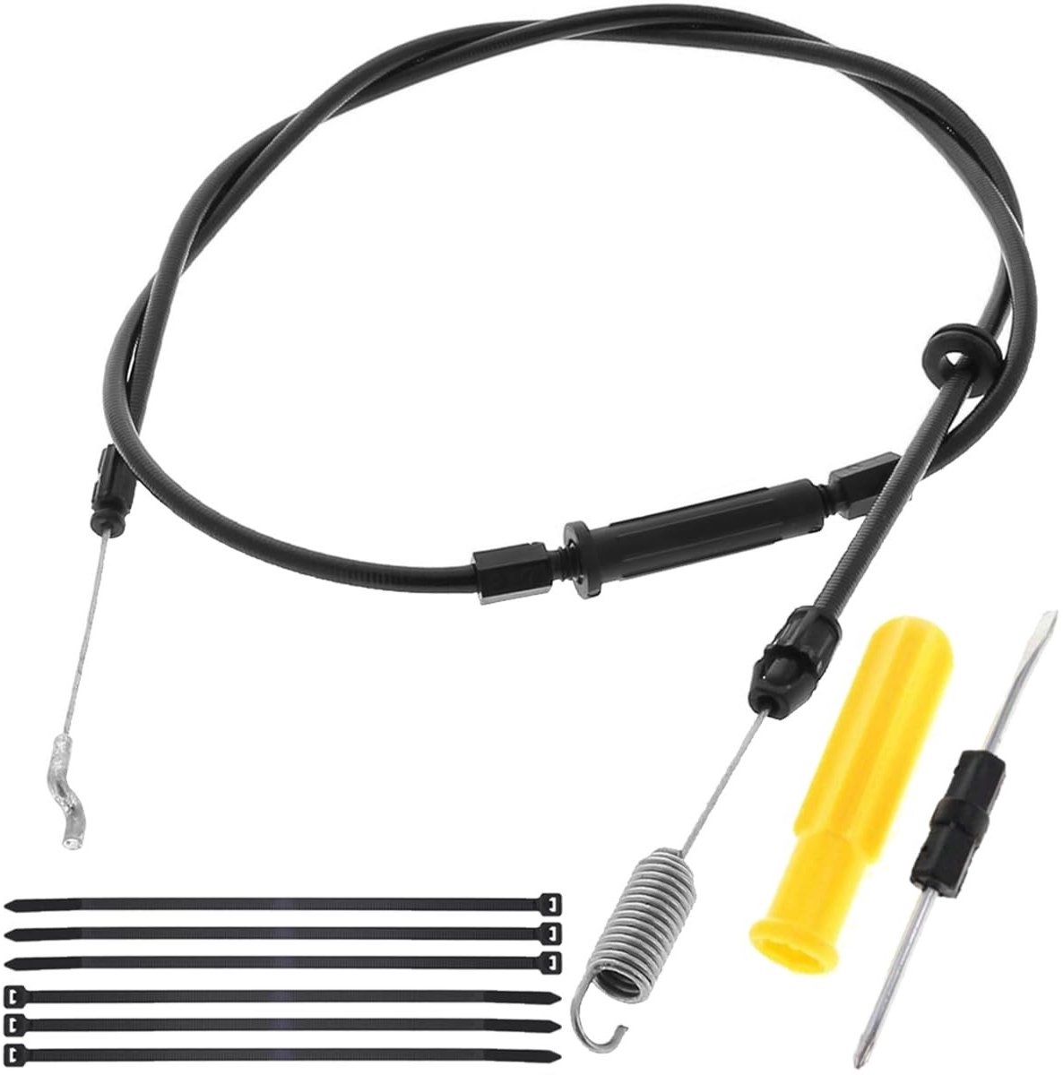 Dailygoods - Koppeling Drive Kabel - Vervangingsonderdeel - Geschikt voor grasmaaier - Benzine grasmaaier - Onderdeelnummer 381030051/0 - Voor diverse...