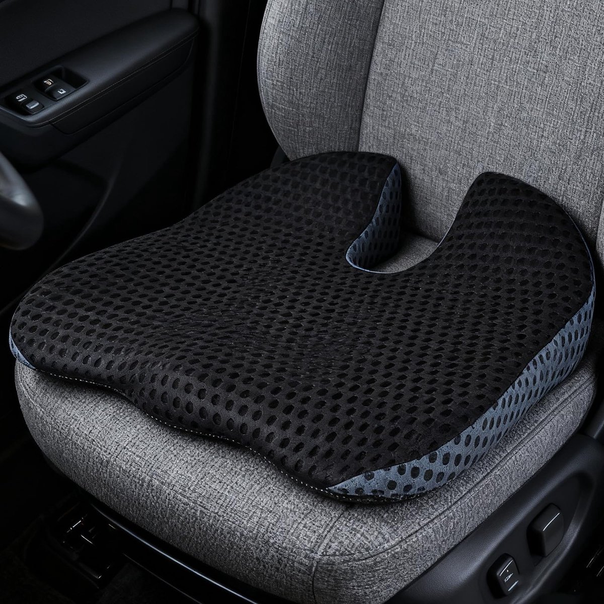 Dailygoods - Orthopedisch Wigkussen voor Autostoel - Ergonomisch Zitkussen