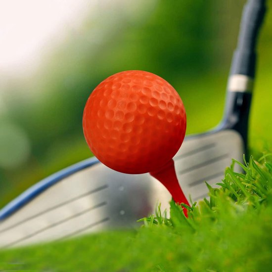 Oefen Golfballen - Schuimballen Golf - Golfswing Oefenen - Zacht PU Materiaal - 42 mm - Oranje — afbeelding 2