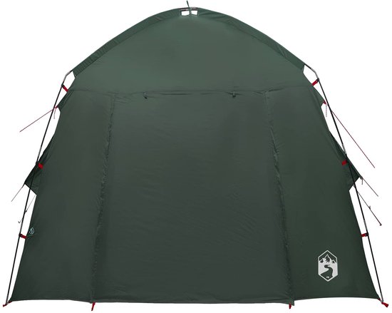 vidaXL - Huisje - Tent - met - dak - Leger - Groen - 210 - x - 210 - x - 138 - cm - Polyester van Vidaxl — afbeelding 3