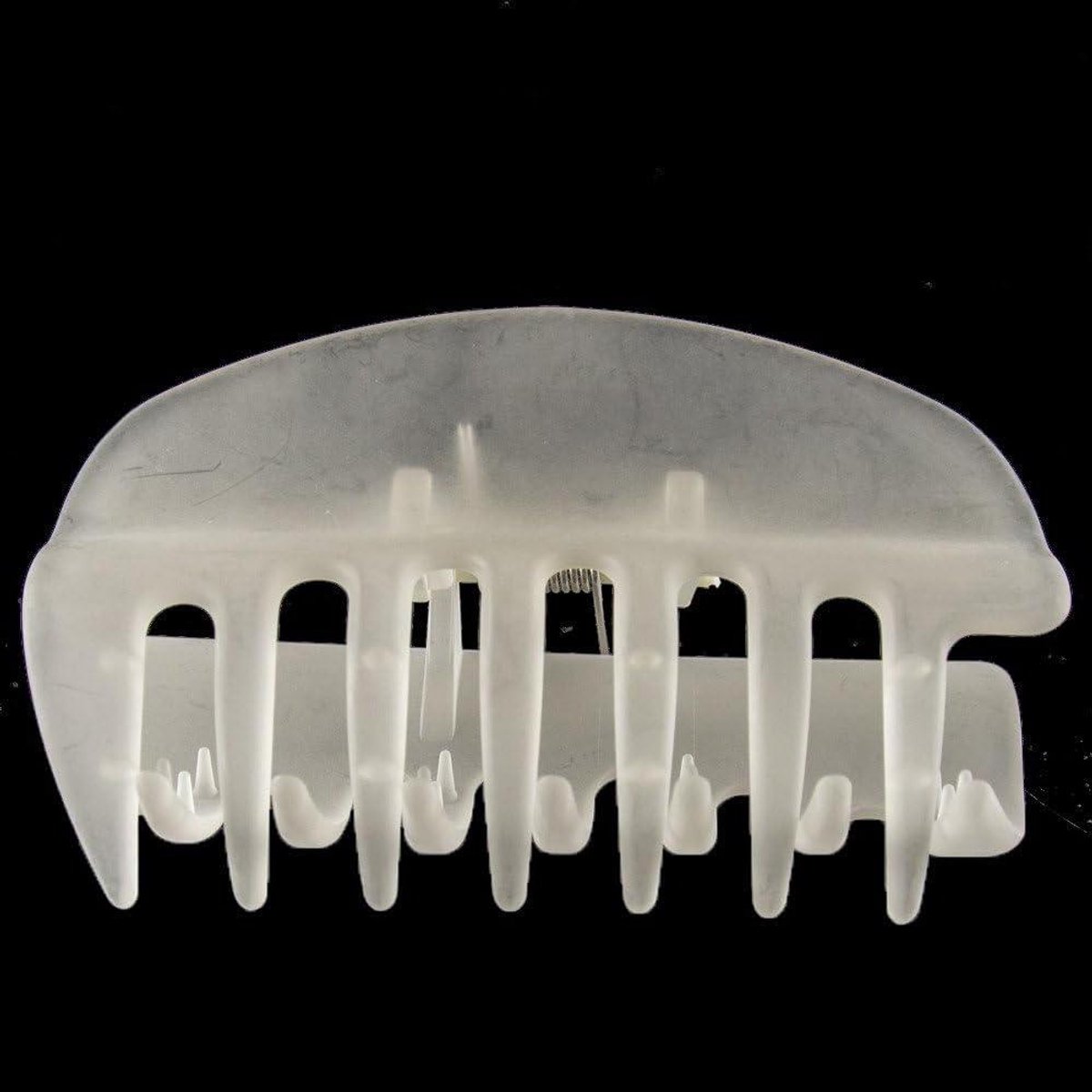 Grote Haarklem - Haarclip Klem - Haar Styling - Gesloten Zijkanten - 10 cm - Kristal Transparant