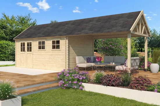 Woodlands Blokhut Gloucester XL 880 x 295 cm