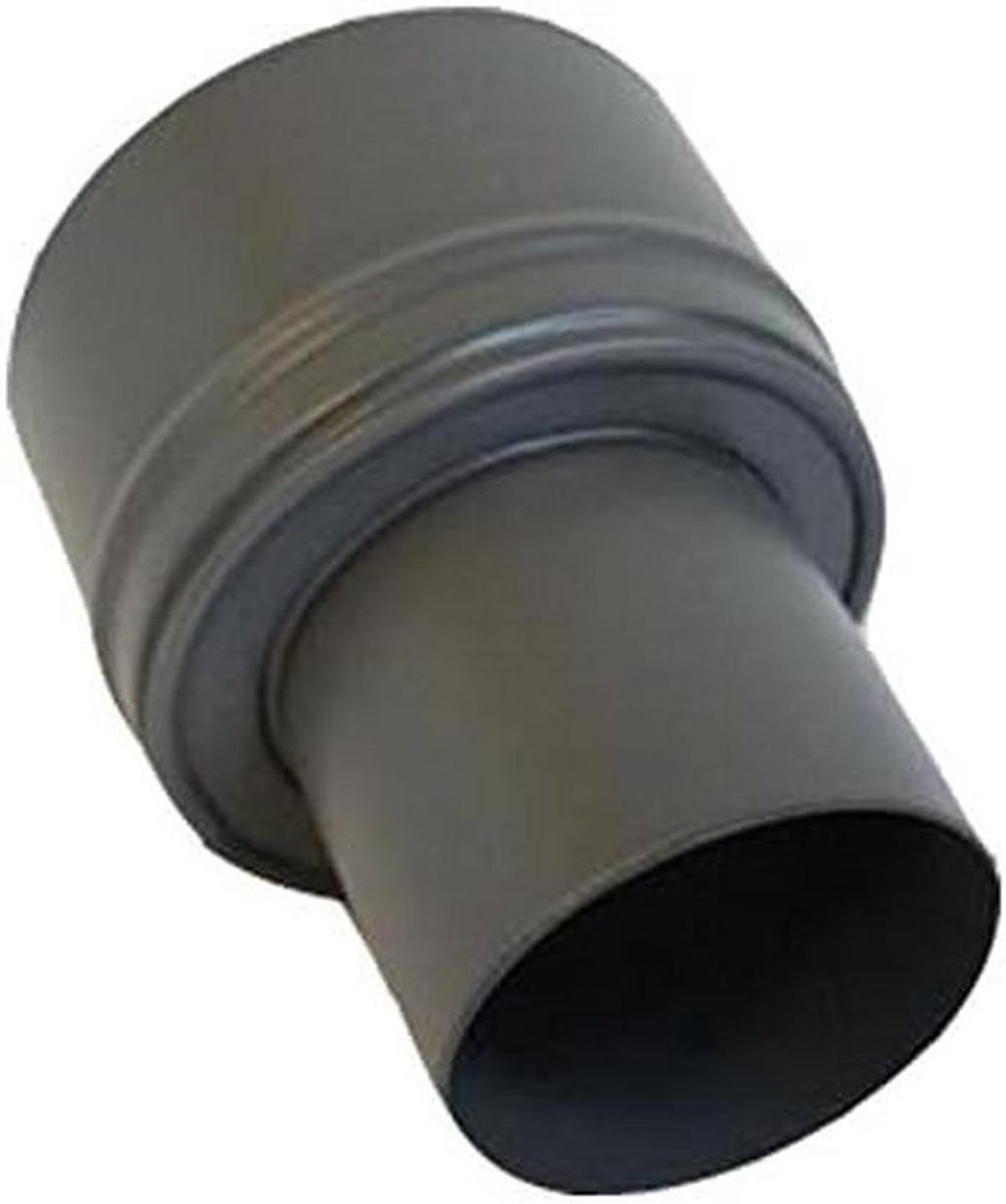 Kachelpijp Rookpijp - Pellet Uitbreiding - Haard Aansluiting - Gietijzeren Constructie - Ø 80-100 mm - Grijs