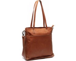 The Chesterfield Brand Mosel Waxed Pull Up Shopper - Cognac