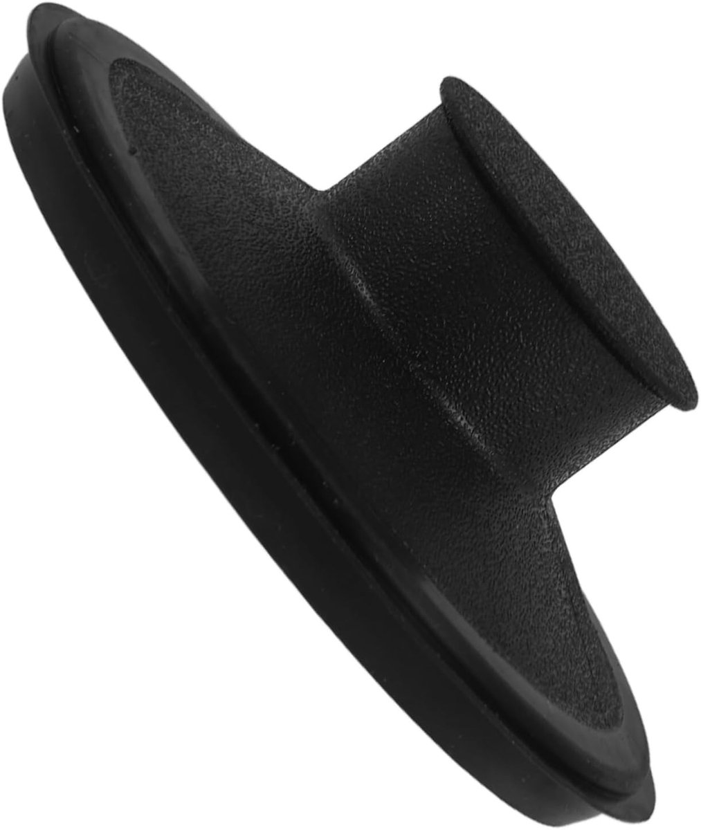 Gootsteen Stop - Afvoer Plug - Verstopping Voorkomen - Lekvrij Ontwerp - 8.5 x 4 cm - Zwart