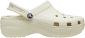 Crocs - Classic Platform Clog Women - Plateauzool Clogs - Beige - maat 41/42