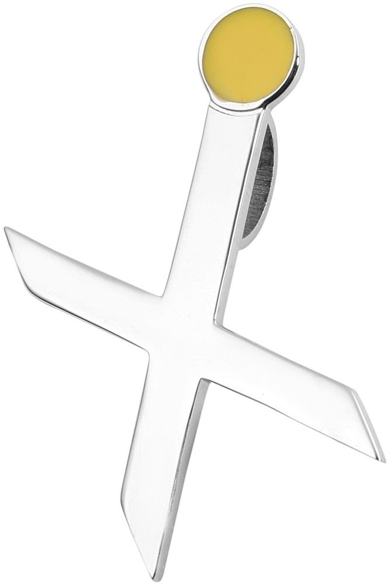 gooix Gooix Unisex Hanger Hangi Gooix roestvrijstalen hanger, zilver/zwart