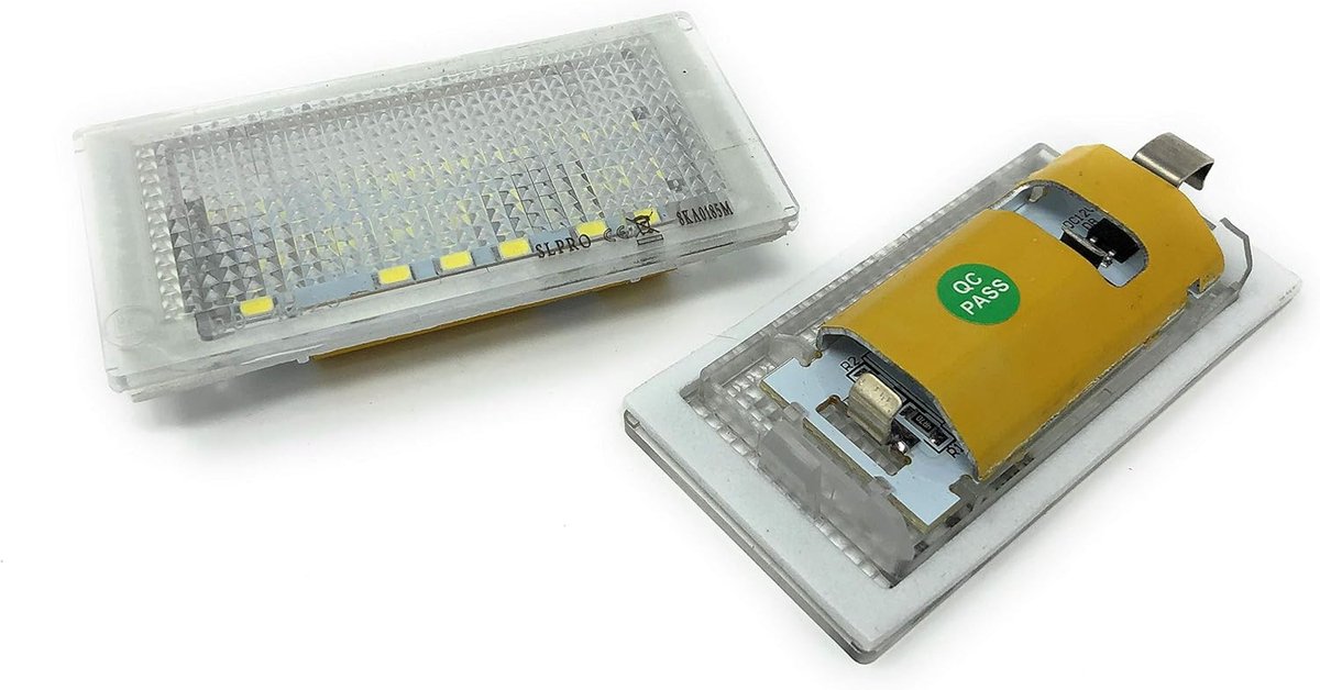 LED kentekenverlichting - Kentekenplaat modules - Auto verlichting - Canbus foutmelding vrij - Plug&Play - Wit