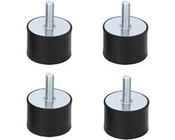 Rubberen Trillingsdempers - Schokdempers - Machine Stabilisatie - Universeel Design - M6 Schroefdraad