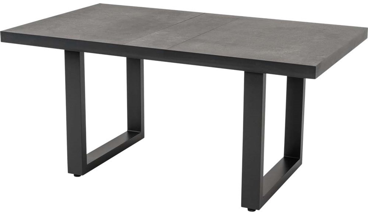 Lesli Living - Tuintafel Murcia - Grijs - 140x85x67cm
