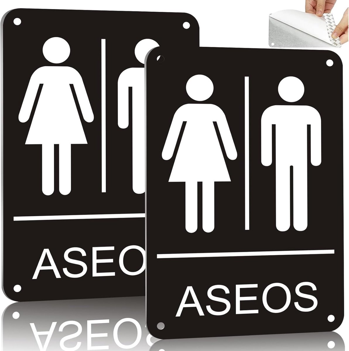 Veiligheidsbord - Toezicht camera - Toegang controleren - Aluminium constructie - 10x15 cm - Zwart