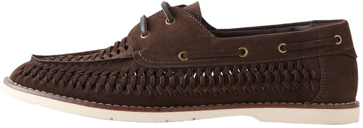 Next - Heren - Geweven bootschoenen - Bruin
