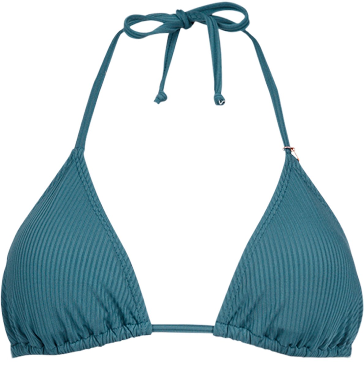 Brunotti Novalee-Rib Bikini Topje Mediterranea Dames Triangel Bikini Top 38 Mediterranean
