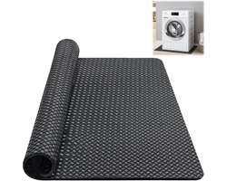 Siliconen Trillingsdempers - Geluiddempers - Wasmachine Stabiliseren - Antislip Groeven - Wasmachine Accessoires - 60 x 60 cm - zwart