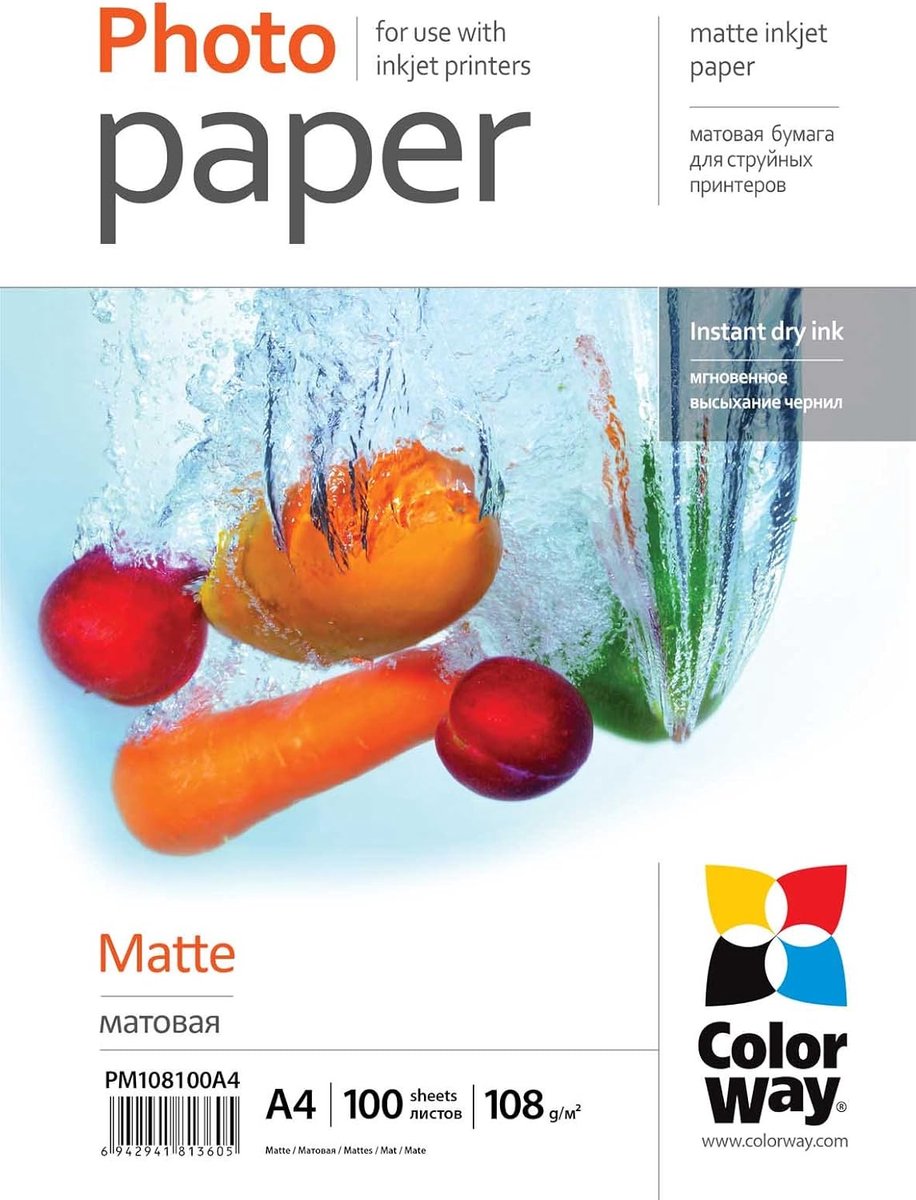 Fotopapier Mat - Afdrukpapier - Foto's Printen - Geen Reflecties - A4 190 g/m2 - Wit