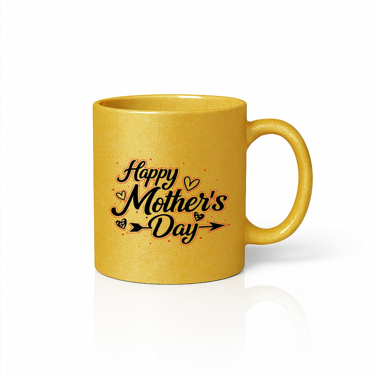 Happy Mother's Day Mok - Luxe Gouden Editie - Premium Keramische Beker - 330 ml - Goud