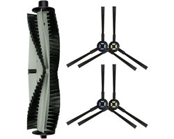 Roller Borstel Zijborstel kit voor Silvercrest SSR1 SSRA1 voor A9s A9 A7 A80 Plus A10s L100 Robotic Stofzuiger