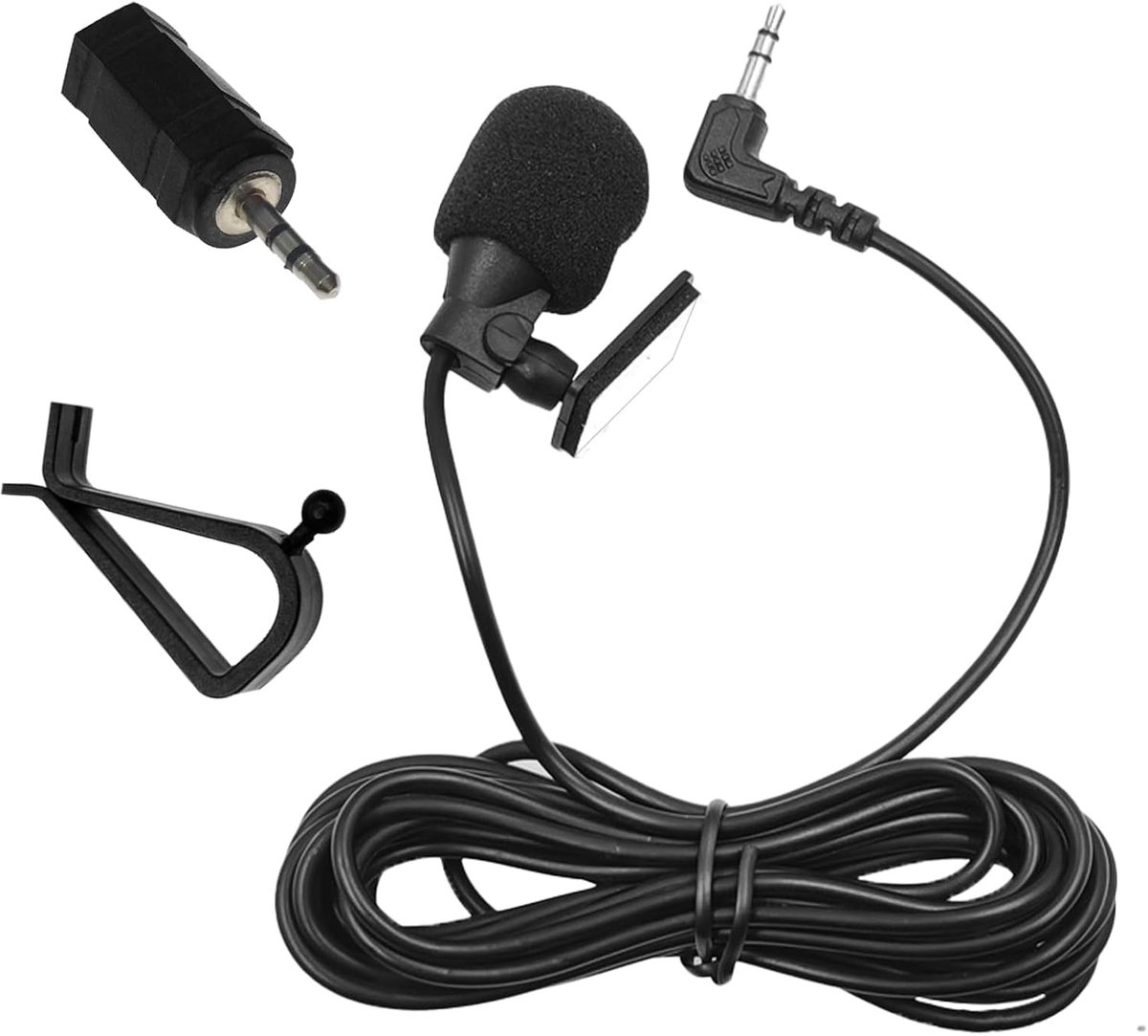 Externe Microfoon - Auto Microfoon - Handsfree Bellen - 3 Meter Kabel - 3.5mm Jack