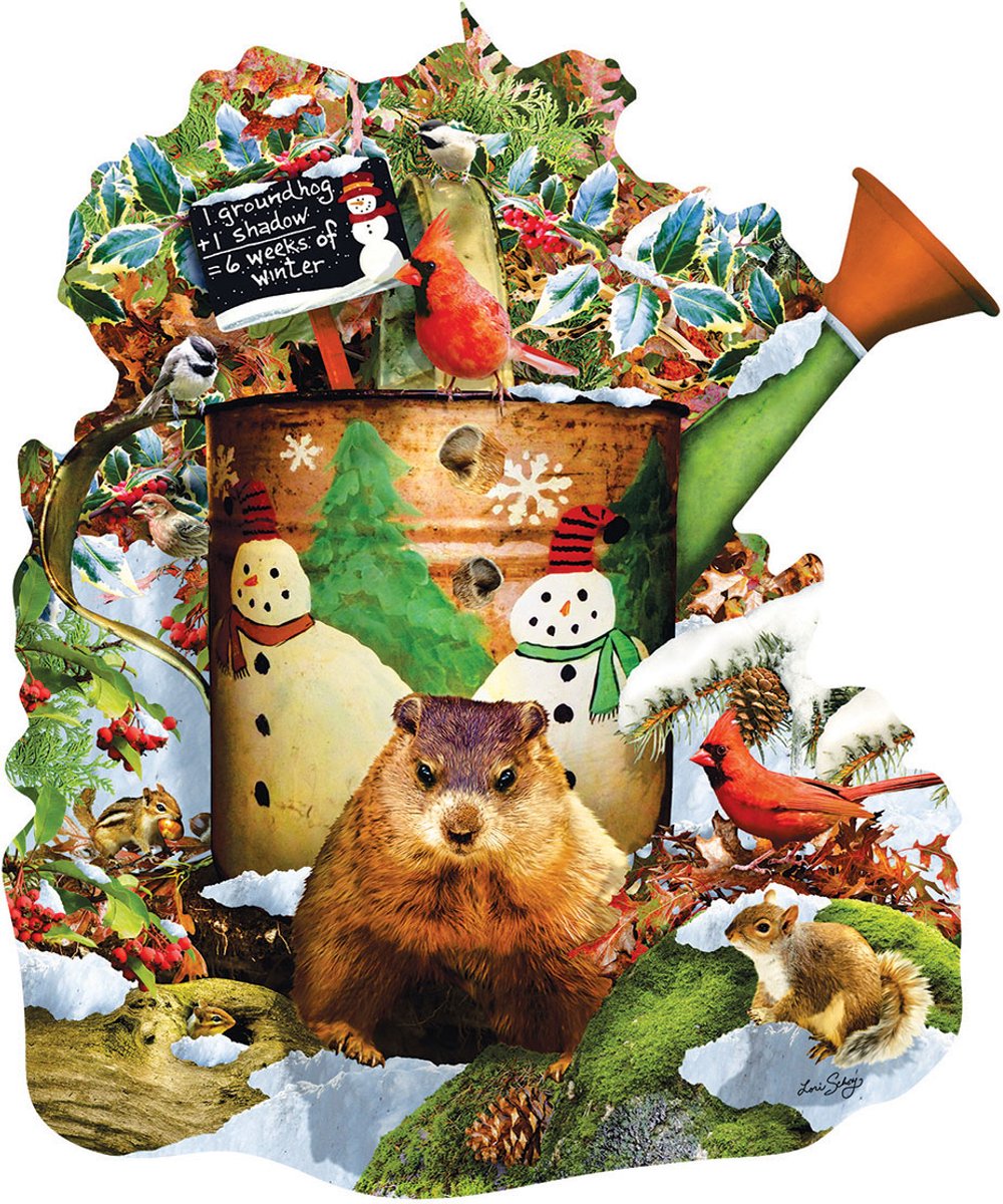 Legpuzzel - Contourpuzzel - 1000 stukjes - Groundhog Day - Sunsout
