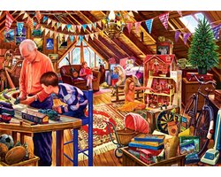 Bluebird Puzzle legpuzzel Attic Playtime - 1500 stukjes nostalgie.