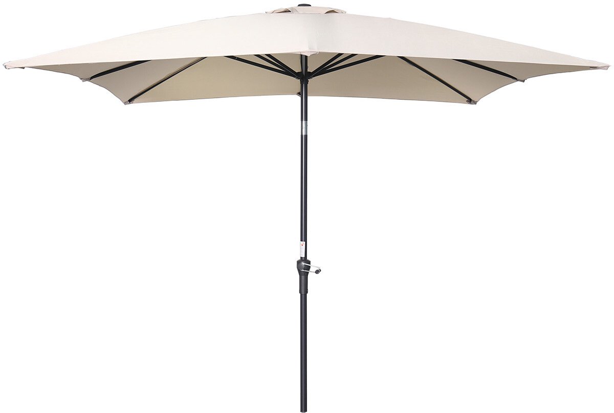 Garden Impressions Lotus stokparasol 250x250 - ecru