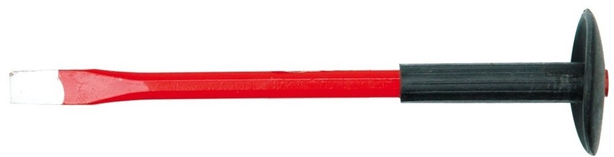 Vorel - Platte Beitel - 300mm - Met Handbescherming