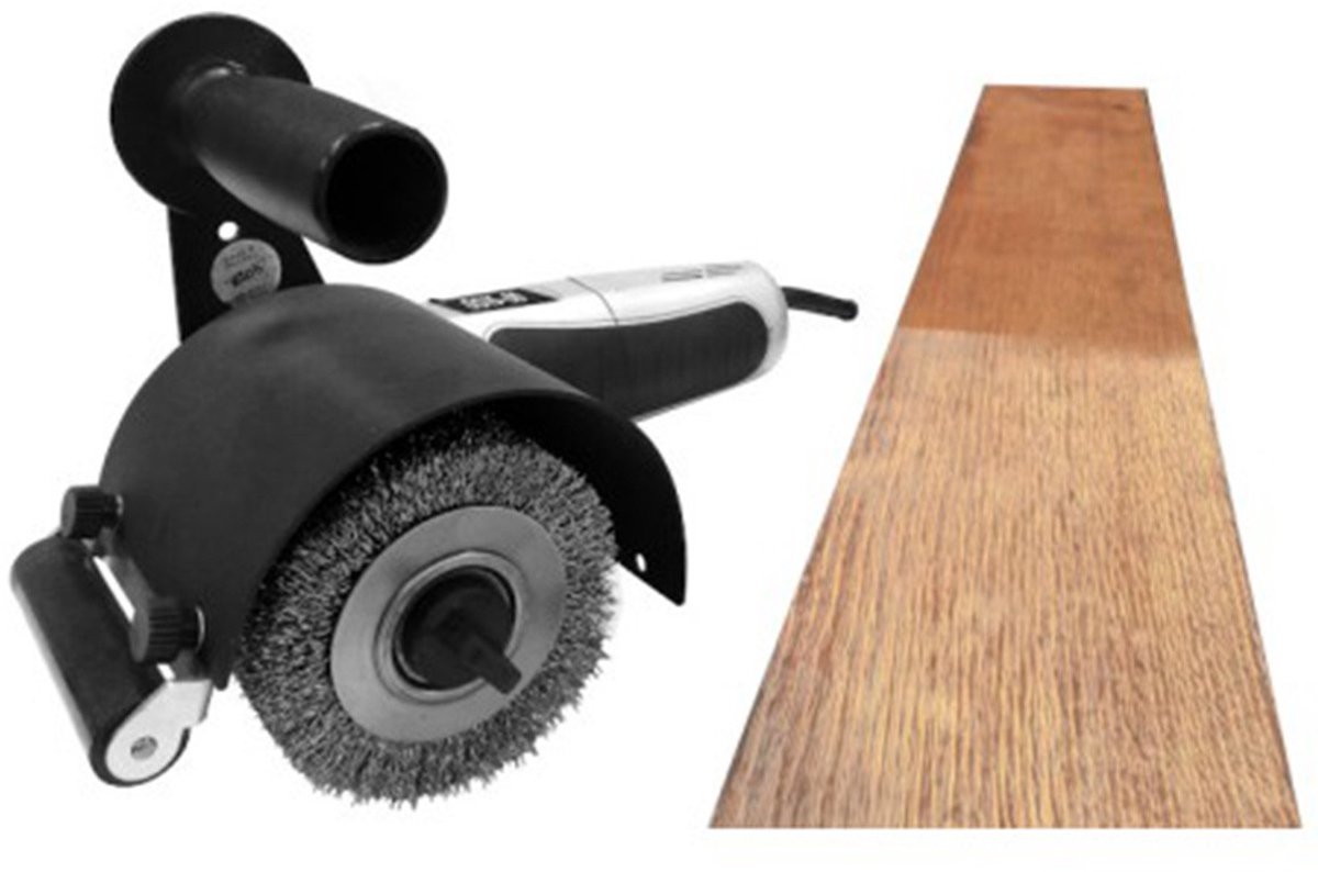 GLOB TOOLS GS05-13 - Hout Verouderingsset - Borstels - 50mm