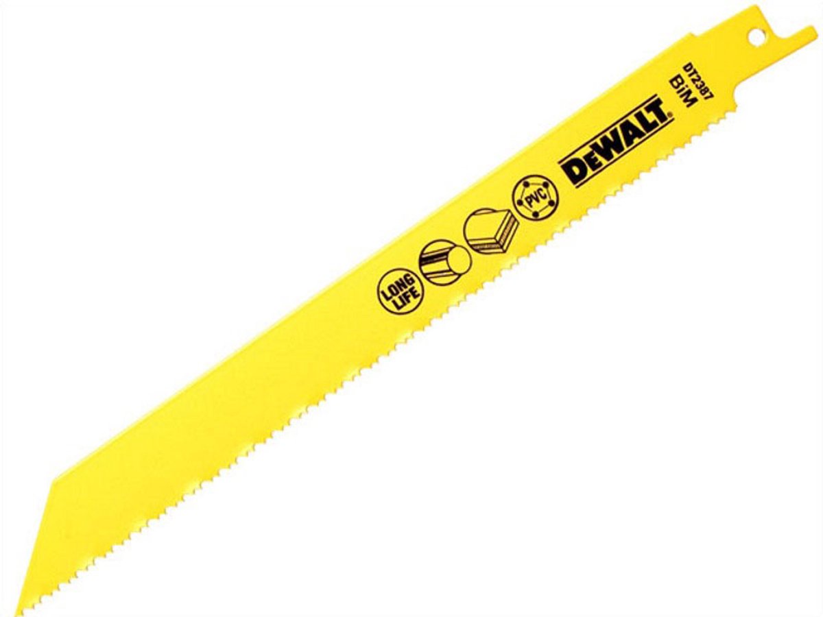 DeWalt Reciprozaagblad - DT2387 - BiM 228X1,8-2,5mm snelle zaagsneden in alle materialen (5 ST.)