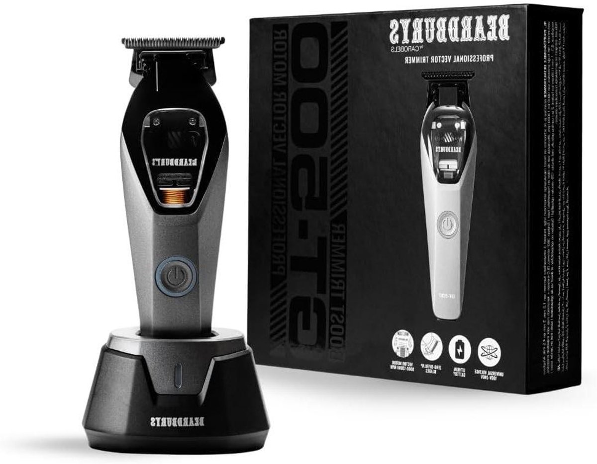Professionele Tondeuse - Baardtrimmer Heren - Haar en Baard Knippen - Adaptieve Vectormotor - 4x4x16 cm