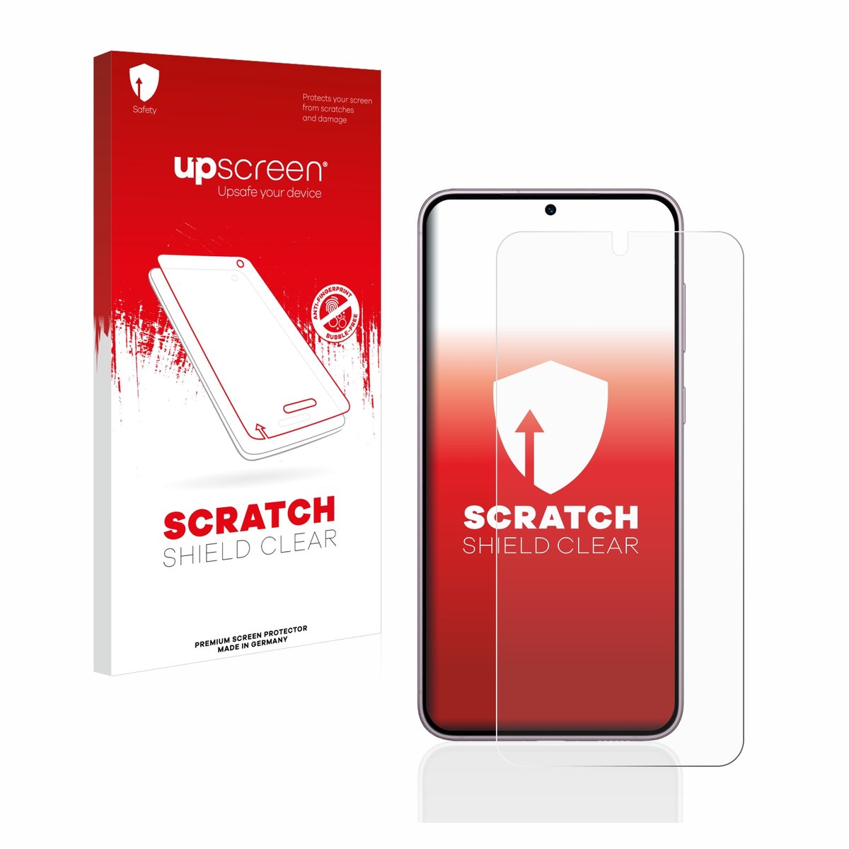 upscreen - Screenprotector voor Samsung Galaxy S23 - Folie Beschermfolie transparant