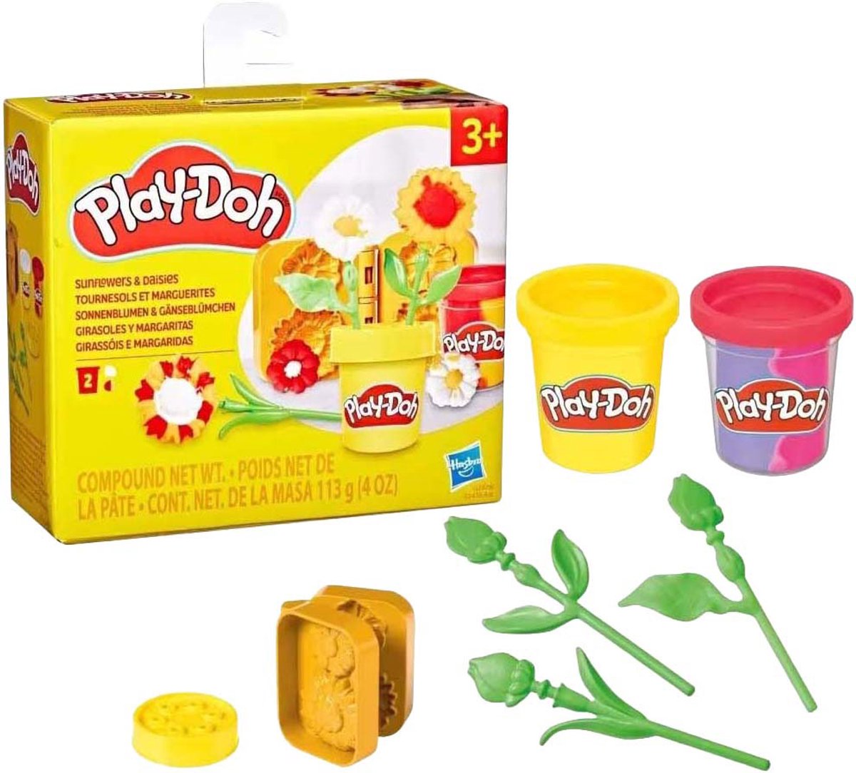Play-Doh klei speelset zonnebloemen en madeliefjes - creatief speelgoed. — cadeau in Spellen & Speelgoed - foto 3