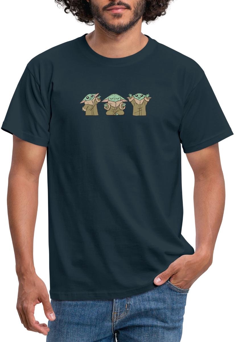 Star Wars Mandalorian Baby Yoda T-Shirt Heren