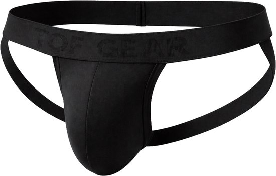 TOF Paris Access Jockstrap Black - MAAT M - Heren Ondergoed - Jockstrap voor Man - Mannen Jock