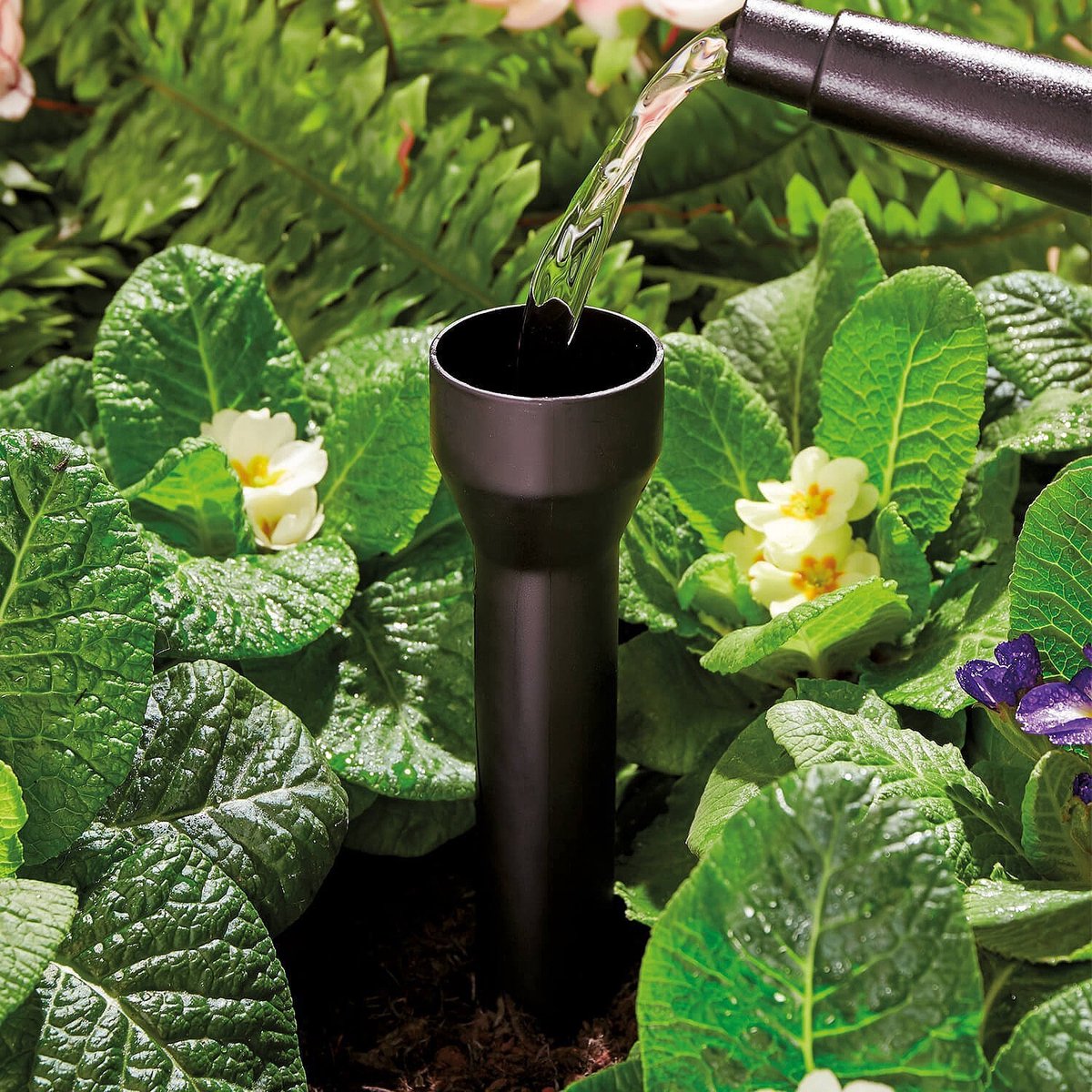 4-stuks Set Waterdop & Wortelwatergever, Tuinwatergiftapparaat voor Wortelbemesting
