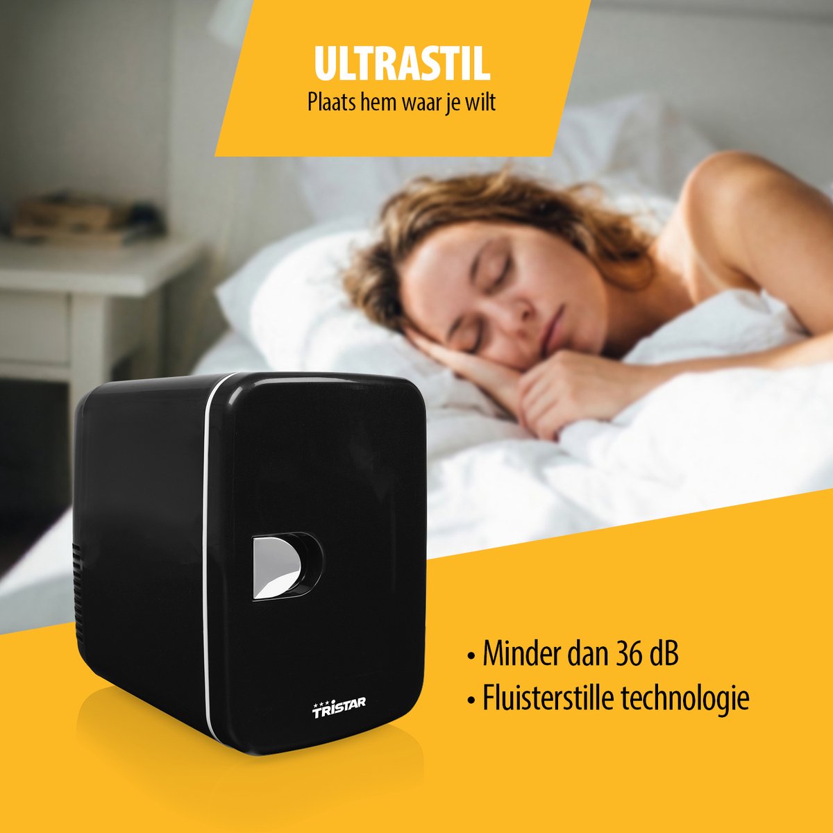 Tristar KB-7604 - Mini Koelkast - 4 L - Make-up Skin Care Koelkast - Gaming Koelkast - Camping Koelkast - 12/230V — afbeelding 5