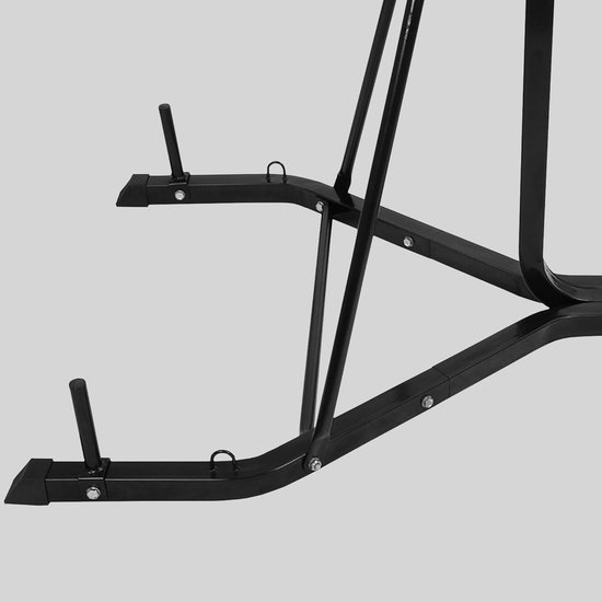 SPORTNOW Soporte para Barras de Pesas con Ancho y Altura Ajustable Rack Musculac