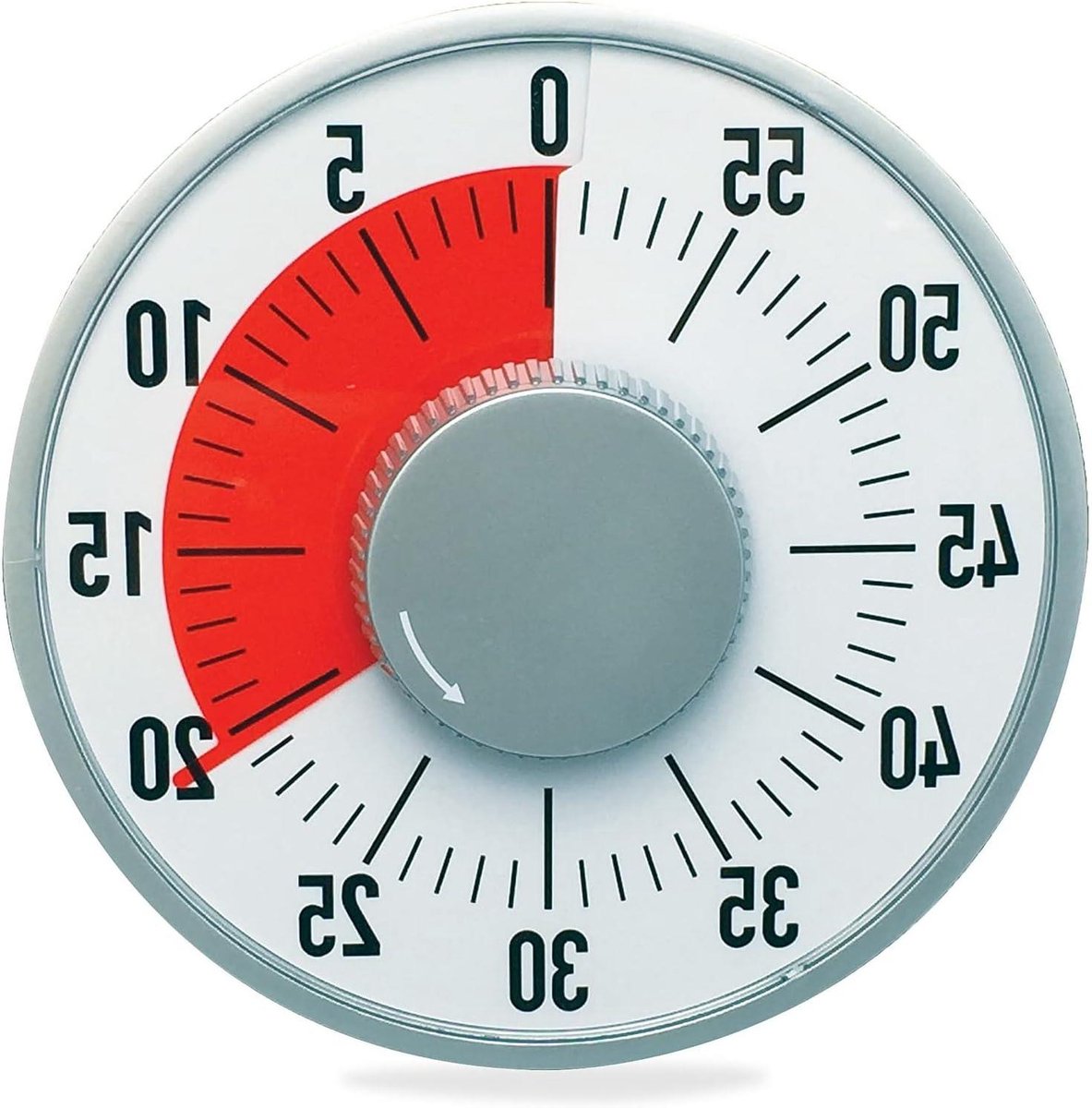 Kookwekker - Keuken Timer - Koken en Bakken - Groot Display - 6 Inch - Zwart